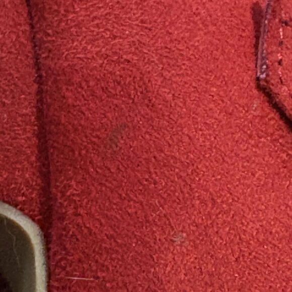 Daily Round Toe Red Dress Pumps 4" High Heels Christmas Party Office Shoes 8.5 - Picture 6 of 6